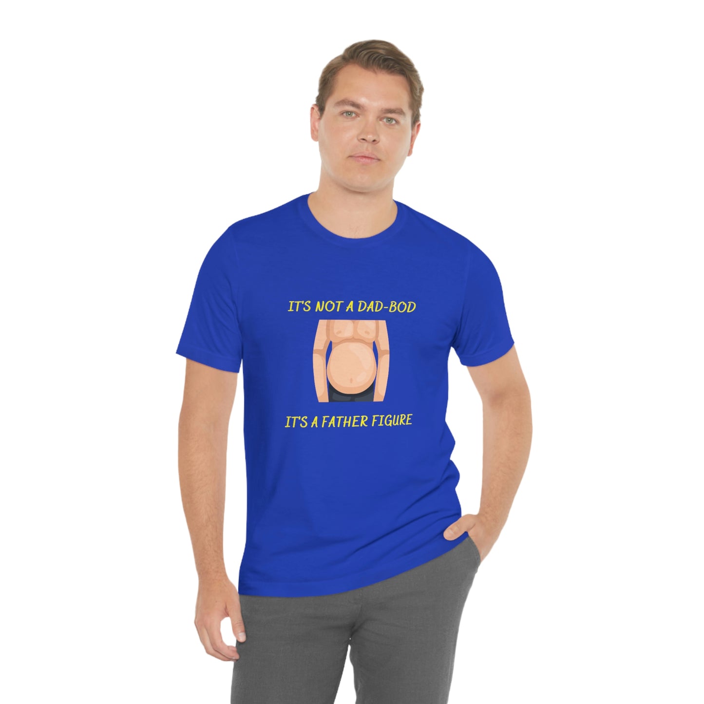 Not Dad Bod - Father Figure - Men's Jersey Short Sleeve T Shirt