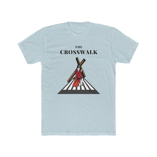 The Crosswalk - Men's Cotton Crew Tee - Men's T Shirt